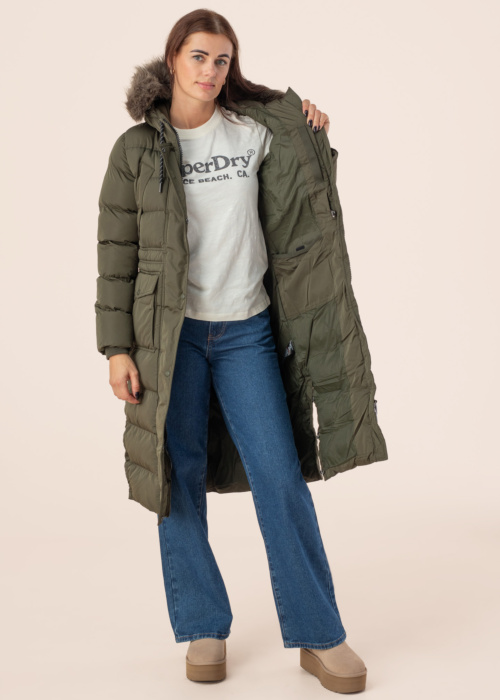 SuperDry žieminis paltas Everest Longline