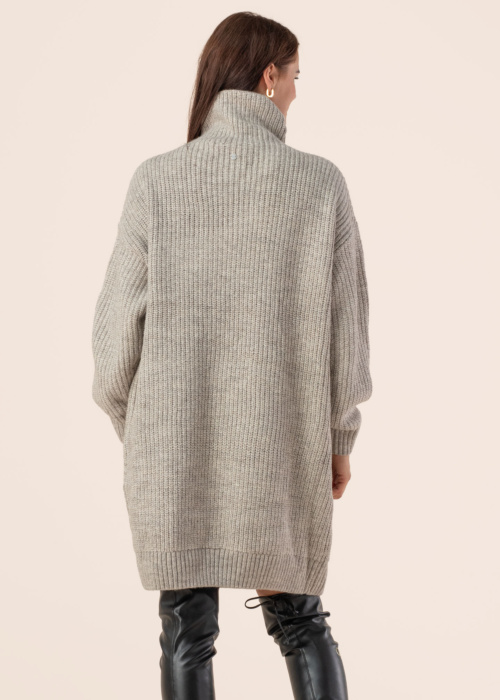 SuperDry megzta suknelė Chunky Rib