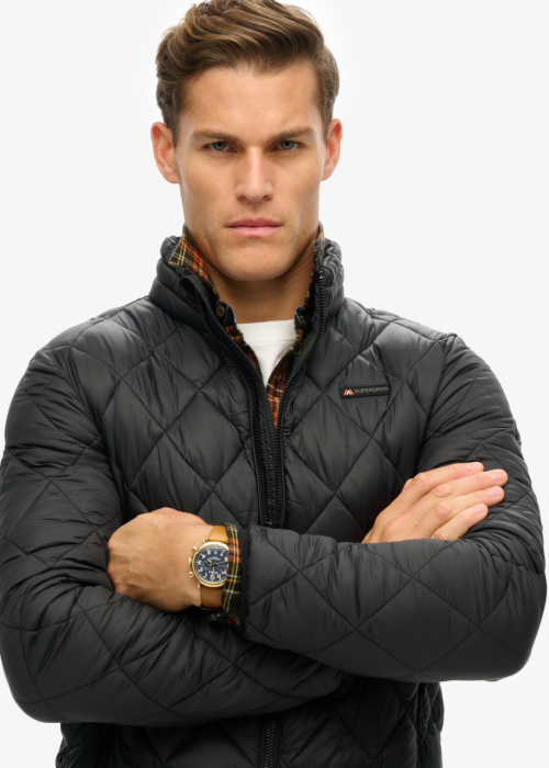 SuperDry pavasario-rudens striukė Diamond Quilt Fuji Lite