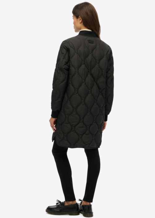 SuperDry pavasario-rudens paltas Longline Quilted Liner