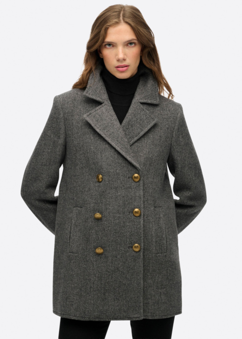 SuperDry žieminis paltas Double Breasted