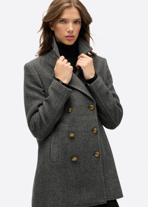 SuperDry žieminis paltas Double Breasted