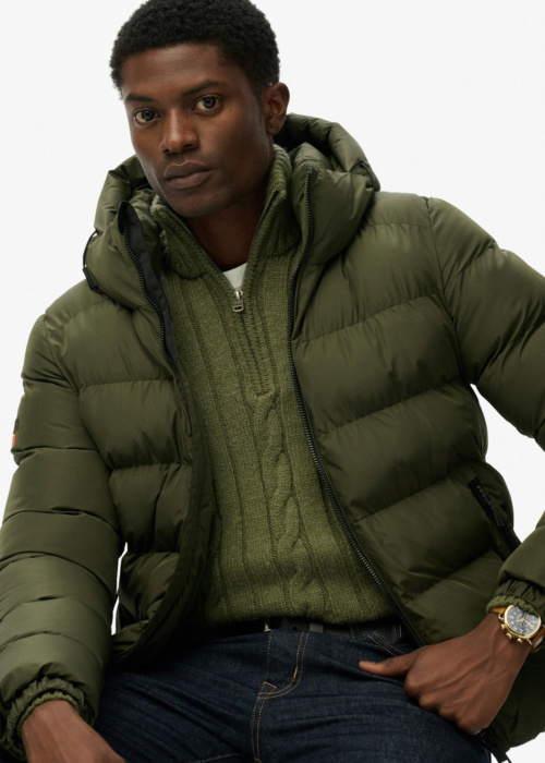 SuperDry dygsniuota žiemine striuke