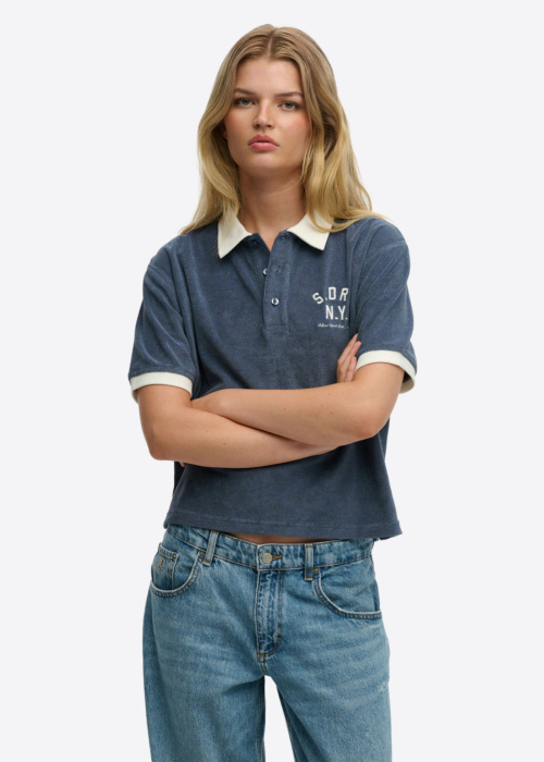 SuperDry polo marškinėliai Heritage Terry