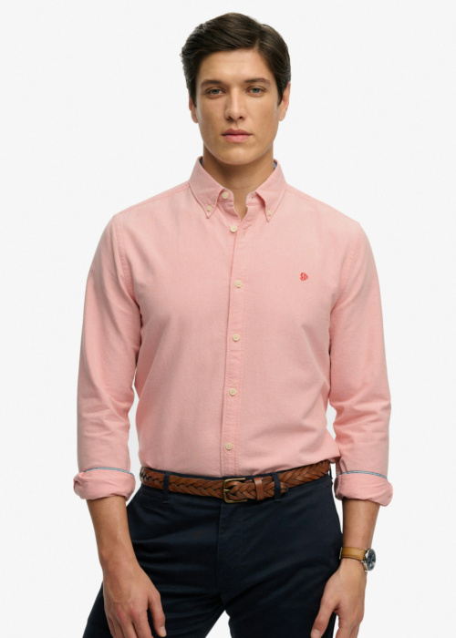 SuperDry marškiniai Preppy Oxford