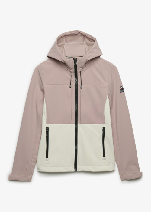 SuperDry pavasario-rudens sportinė striukė Hooded Colourblock