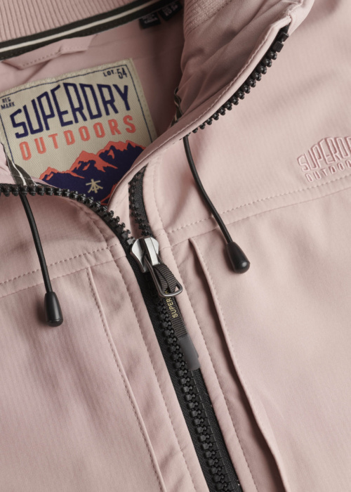 SuperDry pavasario-rudens sportinė striukė Hooded Colourblock