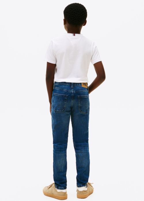 Tommy Hilfiger džinsai Straight Dark Jeans