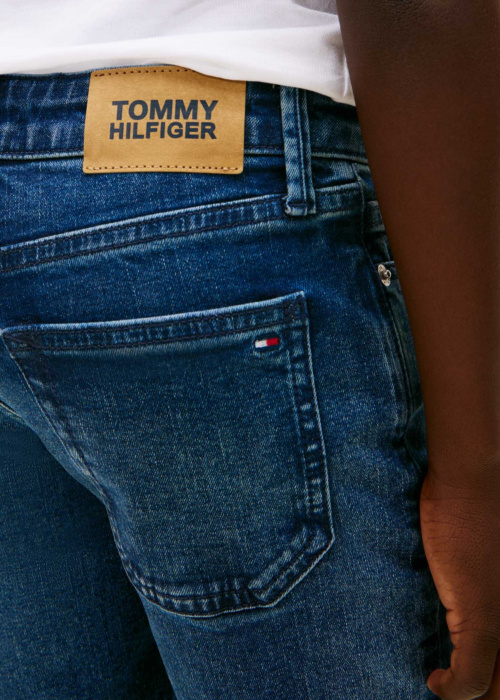 Tommy Hilfiger džinsai Straight Dark Jeans