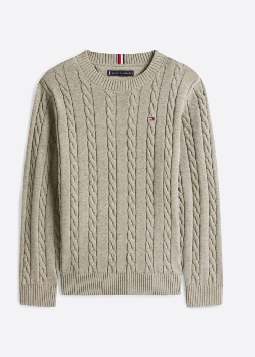 Tommy Hilfiger megztinis Cotton Cable Sweater