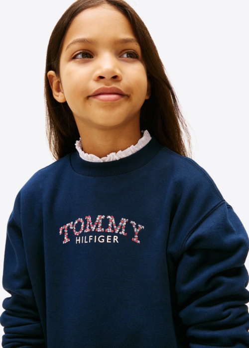 Tommy Hilfiger džemperis-suknelė Tommy Puff Flower Hwk Dress Ls