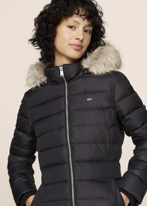 Tommy Jeans pūkinis paltas Essential