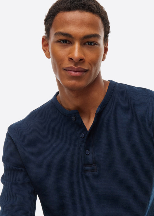 Tommy Jeans džemperis Reg Washed Waffle Henley