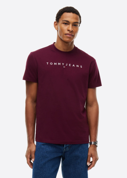 Tommy Jeans marškinėliai Reg Linear Logotipas Ext