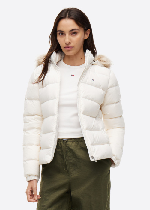 Tommy Jeans žieminė pūkinė striukė pūkinė striukė Basic