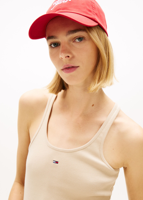 Tommy Jeans viršutiniai marškinėliai Racer