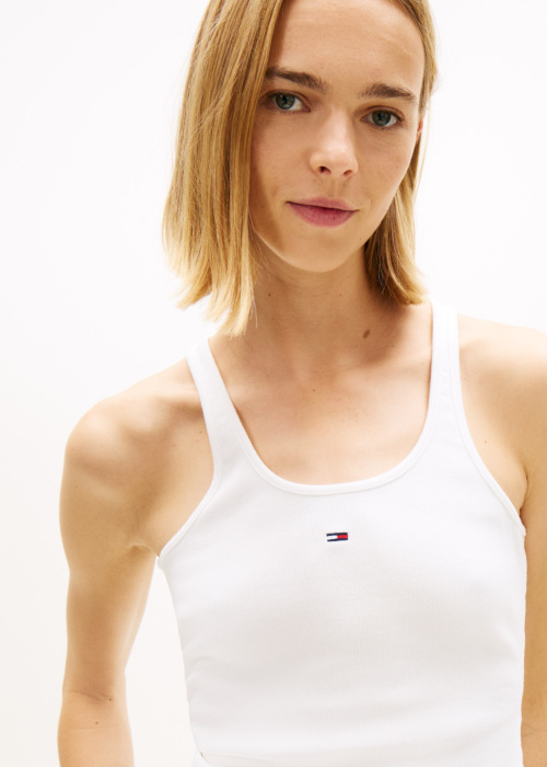 Tommy Jeans viršutiniai marškinėliai Racer