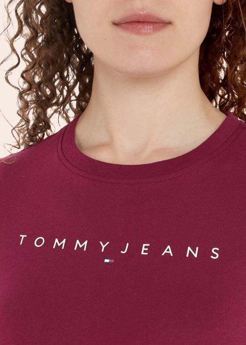 Tommy Jeans marškinėliai Tjw Slim Linear Tee Ext