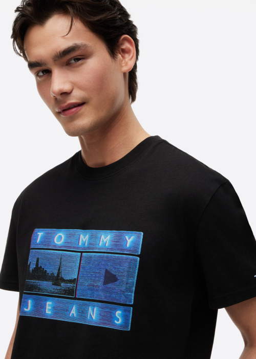 Tommy Jeans marškinėliai Reg Photo Flag