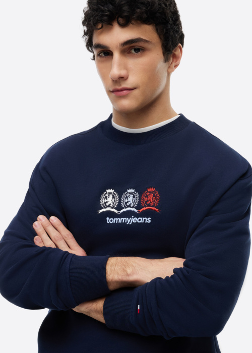 Tommy Jeans džemperis Rlx Multi Crests Cneck