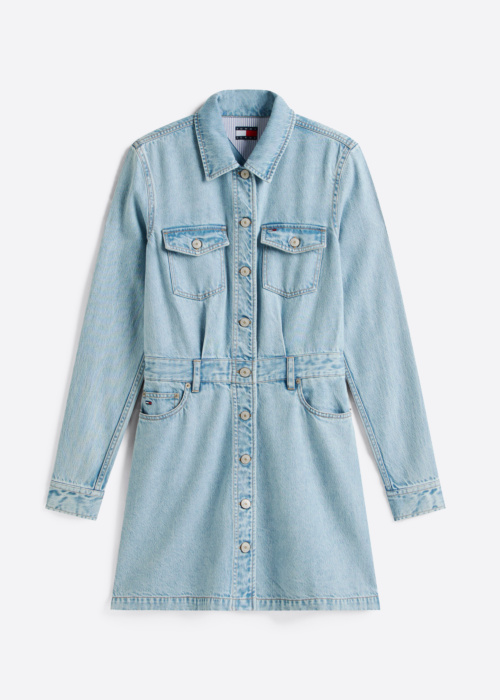 Tommy Jeans džinsinė suknelė