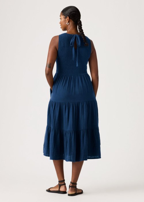 Levi's suknelė High Neck Smocked Dress