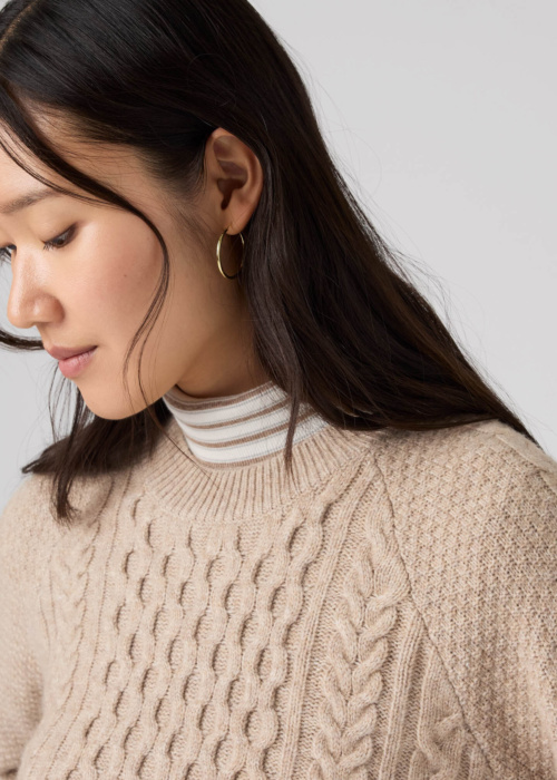 Levi's megztinis Jolie Cable Crewneck