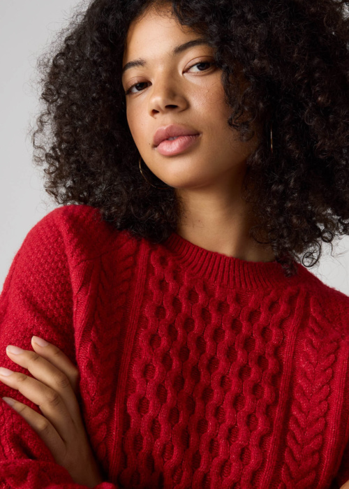Levi's megztinis Jolie Cable Crewneck