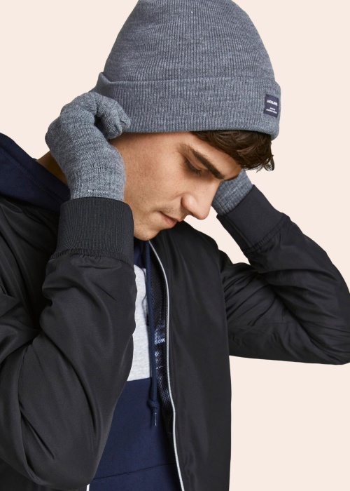 Jack & Jones žieminės kepurės ir pirštinių komplektas Beanie