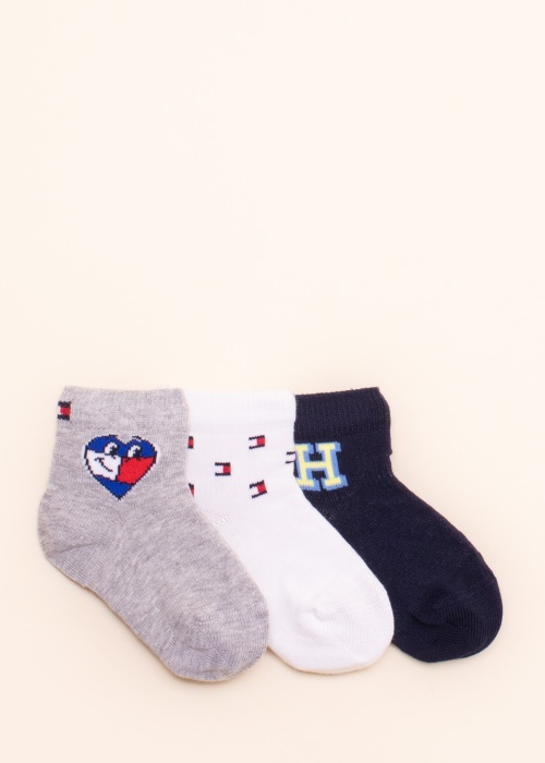 Tommy Hilfiger kojines 3 poros dovanų dėžutėje