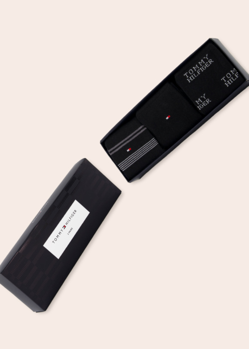 Tommy Hilfiger kojines 3 poros dovanų dėžutėje