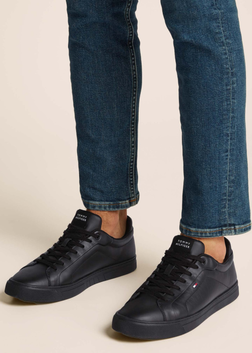 Tommy Hilfiger laisvalaikio batai Icon Court Lth Flag Ess