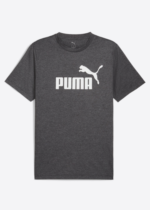 Puma marškinėliai Ess No.1 Logotipas Heather