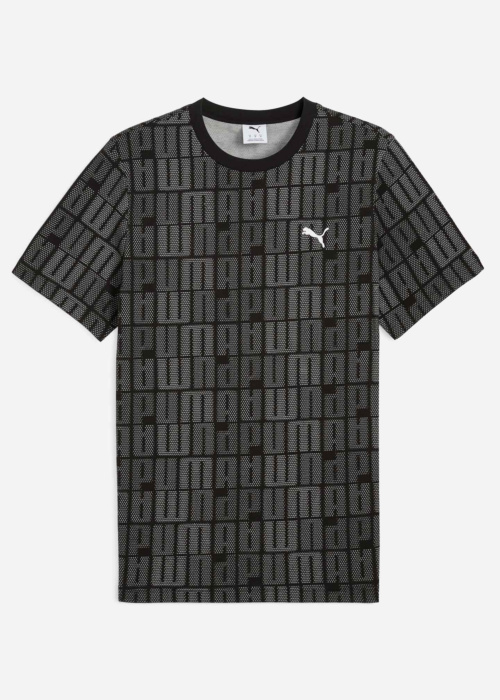 Puma marškinėliai Ess Logotipas Lab Aop