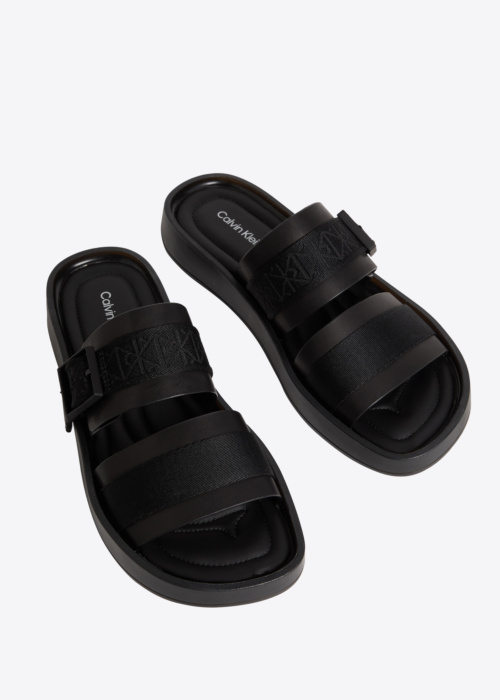 Calvin Klein sandalai Ergon Buckle Wb Lth Aop