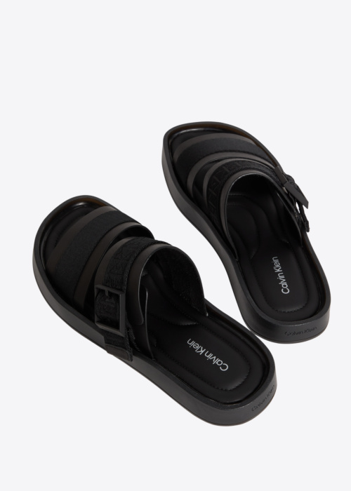 Calvin Klein sandalai Ergon Buckle Wb Lth Aop