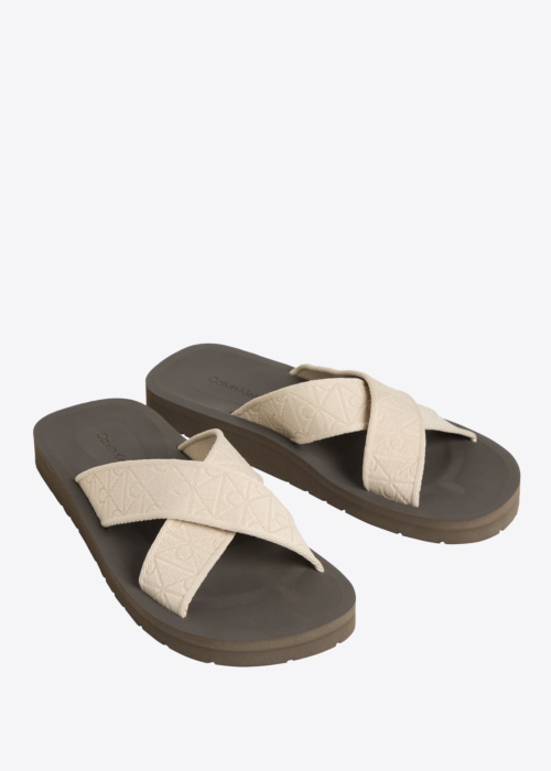 Calvin Klein sandalai Ess Diecut Xcross Wb Aop