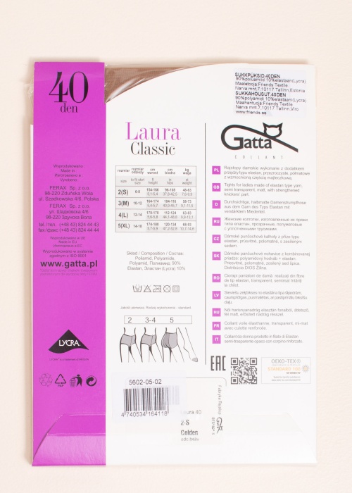 Gatta pėdkelnės Laura 40den
