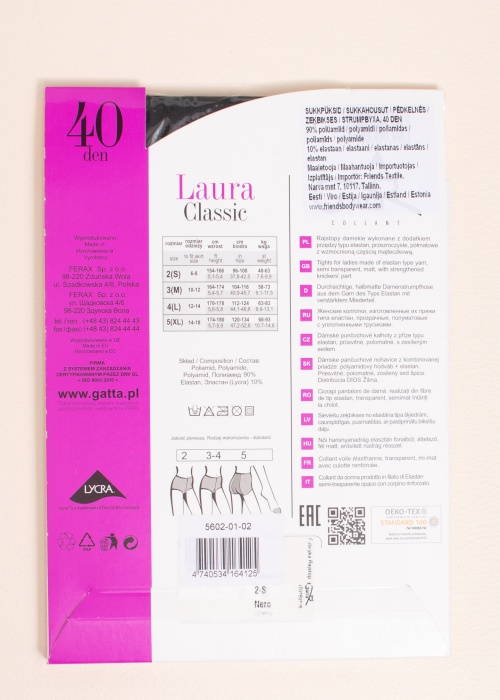 Gatta pėdkelnės Laura 40 den