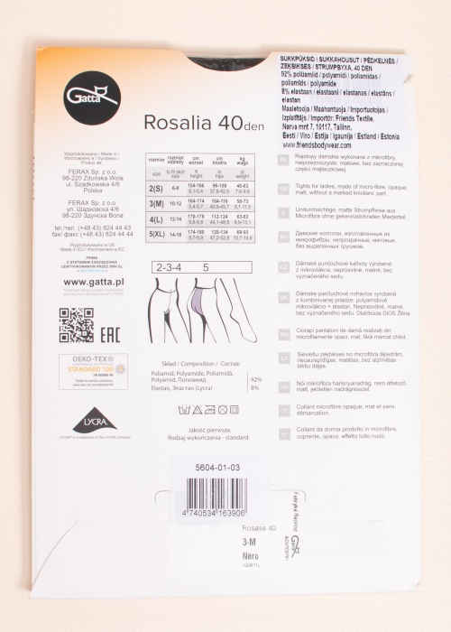 Gatta pėdkelnės Rosalia 40den