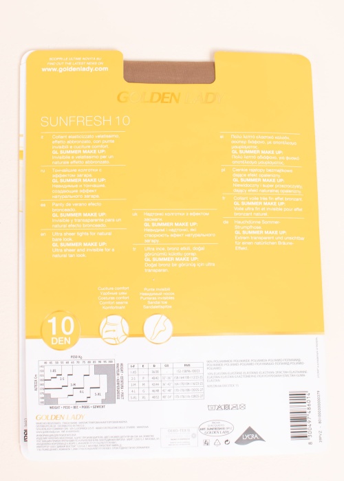 Golden Lady pėdkelnės Sunfresh 10 den