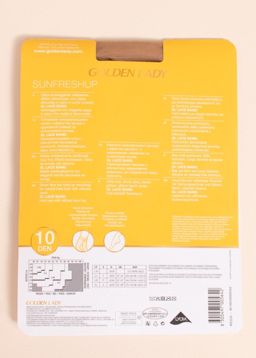 Golden Lady kojinės Sunfresh 10 den