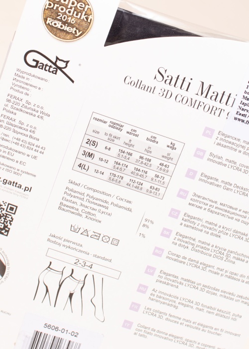 Gatta pėdkelnės Satti Matti 90den