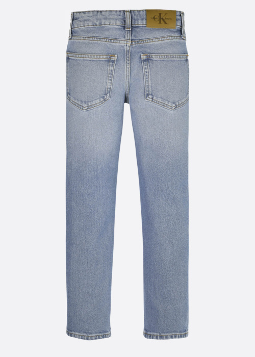 Calvin Klein džinsai Straight Cloudy Blue