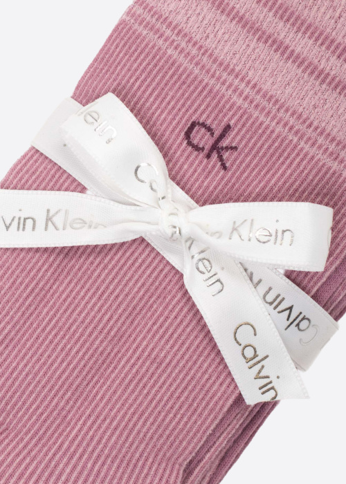 Calvin Klein kojinės Lurex Stripe 4 poros