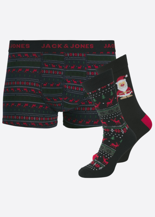 Jack & Jones kelnaitės Taip kojinės Xmas dovanų dėžutėje