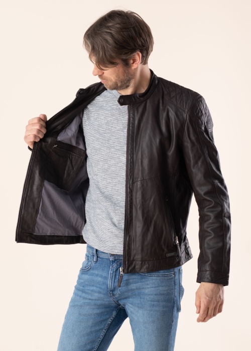 Mustang odinė striukė Max