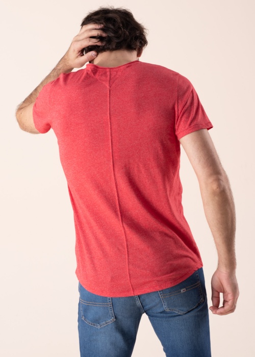 Tommy Jeans marškinėliai Tjm Xslim Jaspe Neck Ext