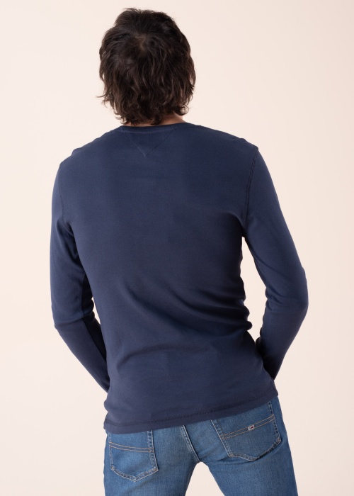 Tommy Jeans marškinėliai Tjm Original Rib Longsleeve Tee