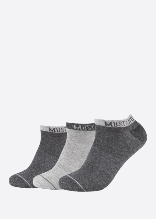 Mustang kojinės Organic Cotton Ocs Sneaker 3 pack